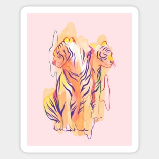 Tiger Study Sticker